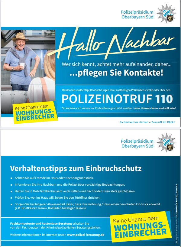 Hallo Nachbar Plakat